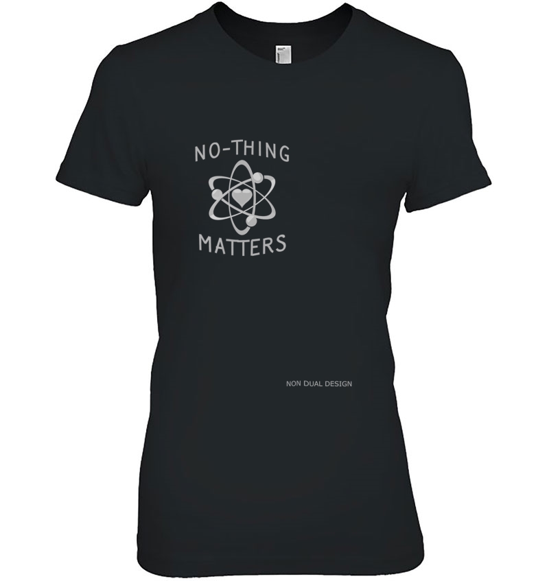 No-Thing Matters - Heart Atom - Funny Tshirt Advaita - V2.0 Hoodie