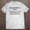 Womens Baseball Widow Tee