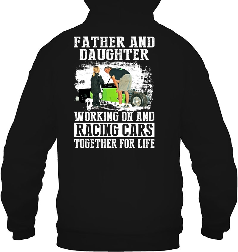 Father And Daughter Working On And Racing Cars Together For Life Mugs