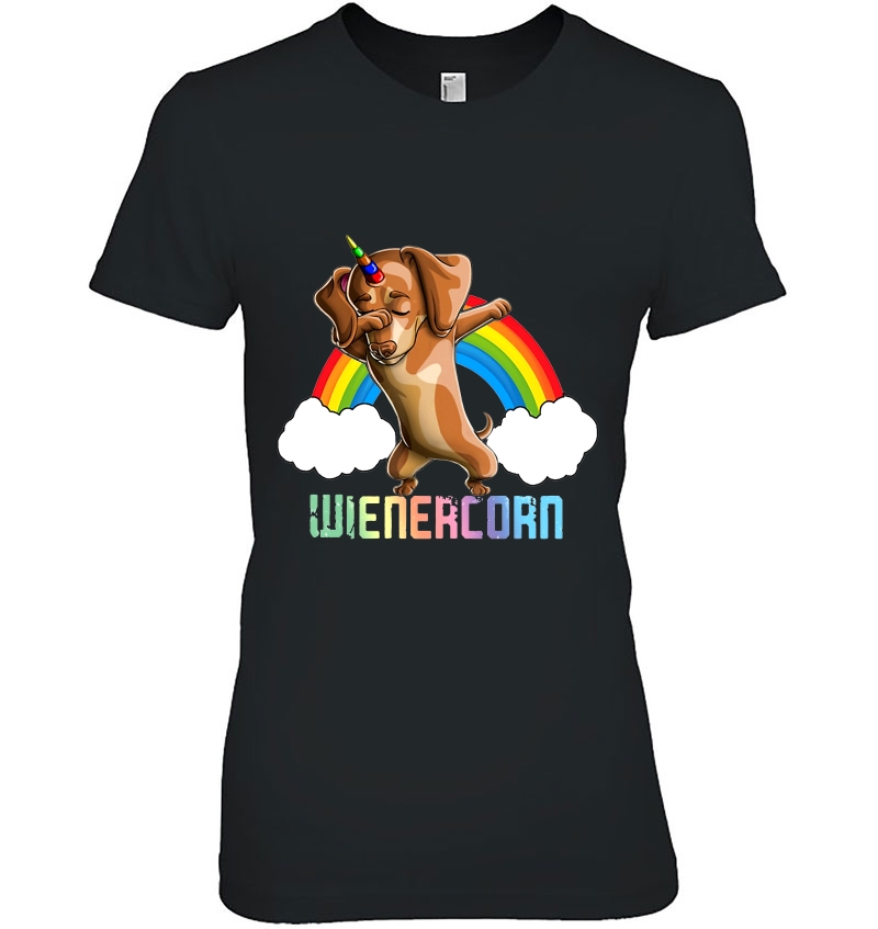 Wienercorn Winnie Dachshund Unicorn Dabbing Version Hoodie