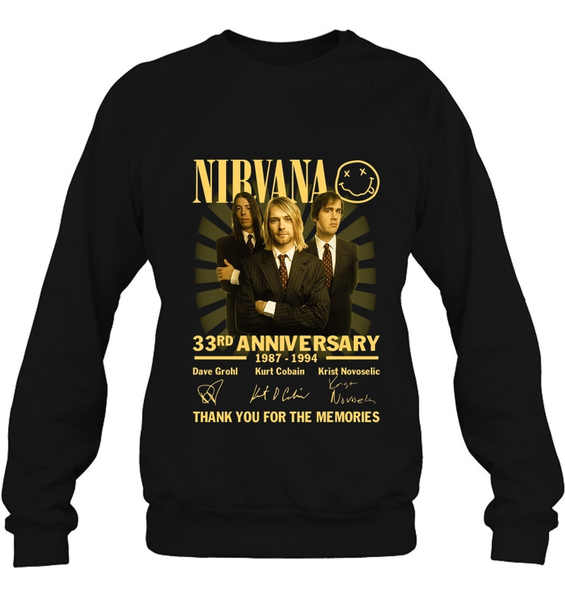 Nirvana 33rd Anniversary 1987-1994 Thank You For The Memories Mugs