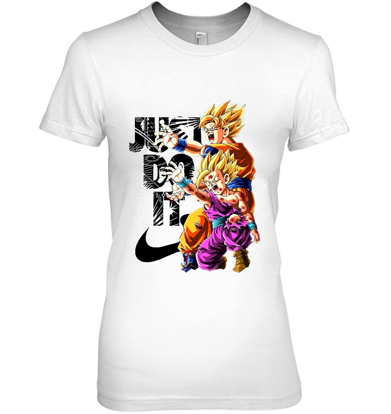 Just Do It Son Goku And Son Gohan Saiyans Of Earth Dragon Ball Hoodie