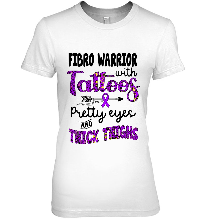 Fibro Warrior With Tattoos Pretty Eyes And Thick Thighs Hoodie