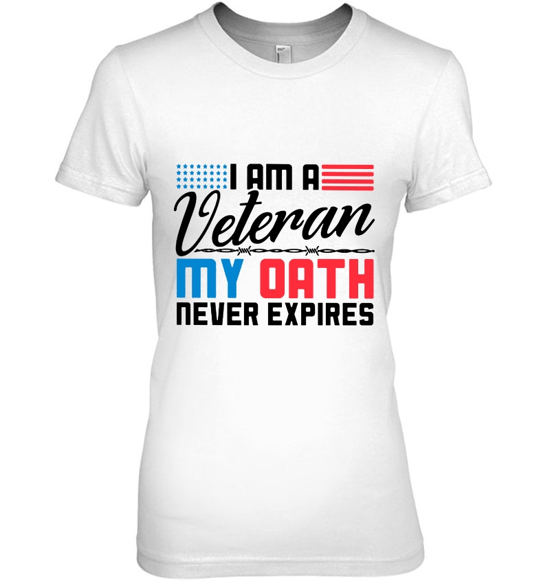 I Am A Veteran My Oath Never Expires Hoodie