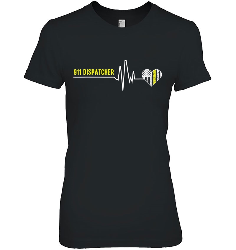 911 Dispatcher Heartbeat - Funny 911 Dispatcher Hoodie