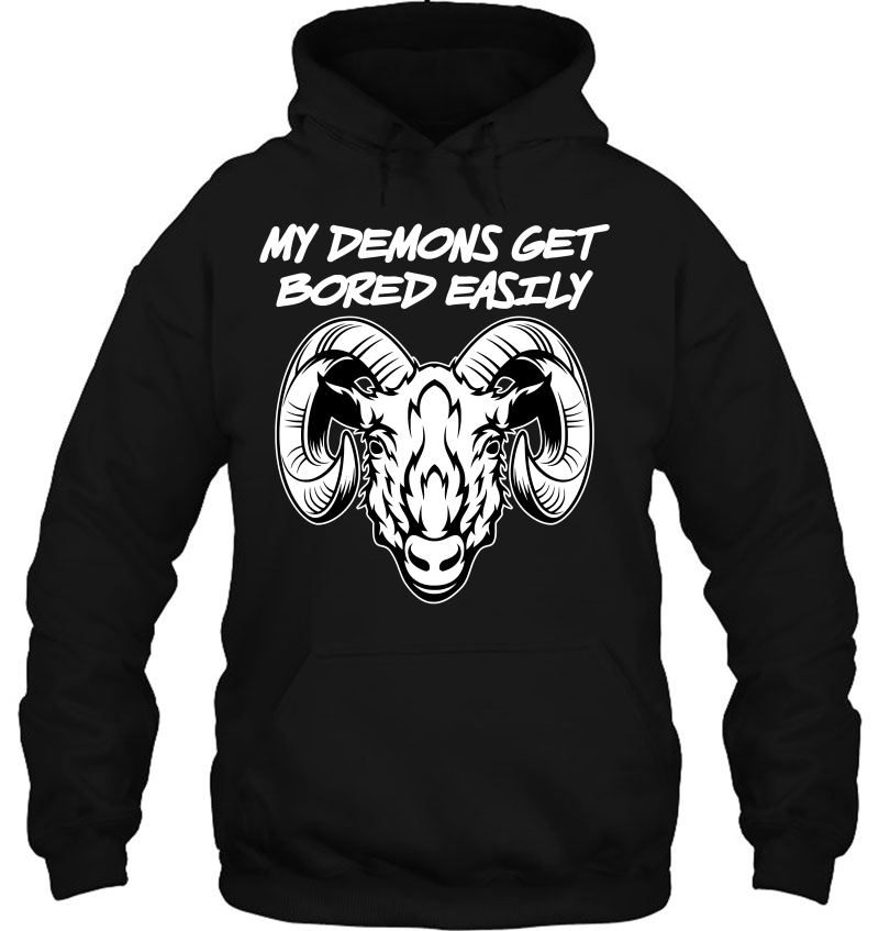 Baphomet Goat Occult Satanic My Demons Get Bored Easily Mugs