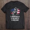 Barrel Racing - 3 Barrels 2 Hearts 1 Dream - Riding Tee