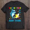 Big Brother Of The Baby Shark Birthday Gift For Men Brother Tee