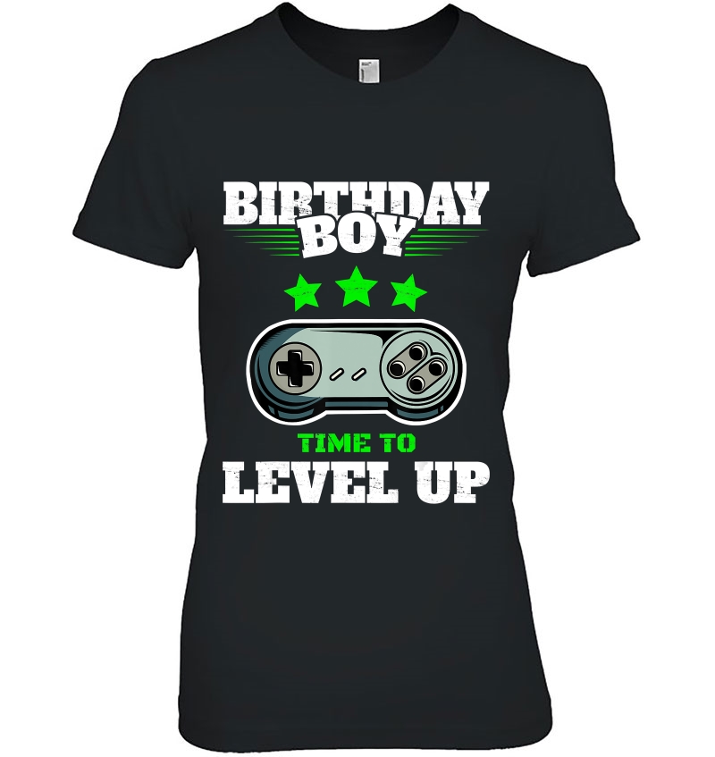 Birthday Boy Time To Level Up Video Game Boys Gamer Hoodie