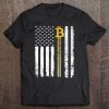 Bitcoin Us Flag America Bitcoins Mining Crypto Gold Tee