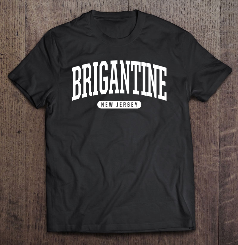 Brigantine College University Style Nj Usa Shirt