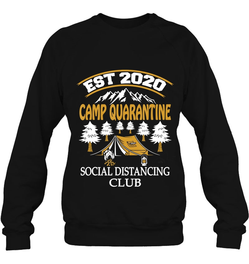 Camp Quarantine Social Distancing Club Funny Camping Mugs