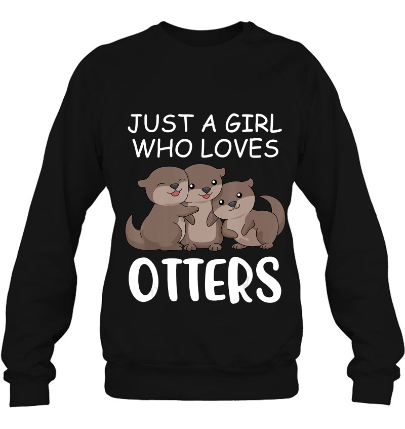 Cute Otter Shirt Women Sea Just A Girl Who Loves Otters Mugs