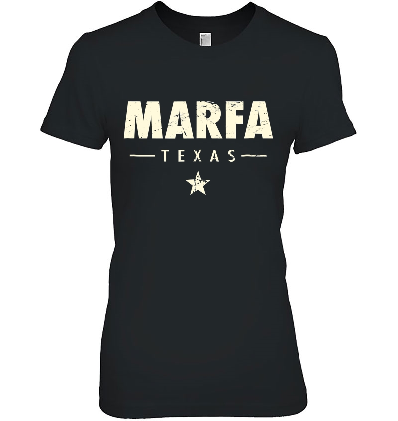 Distressed Texas Marfa Ladies Tee