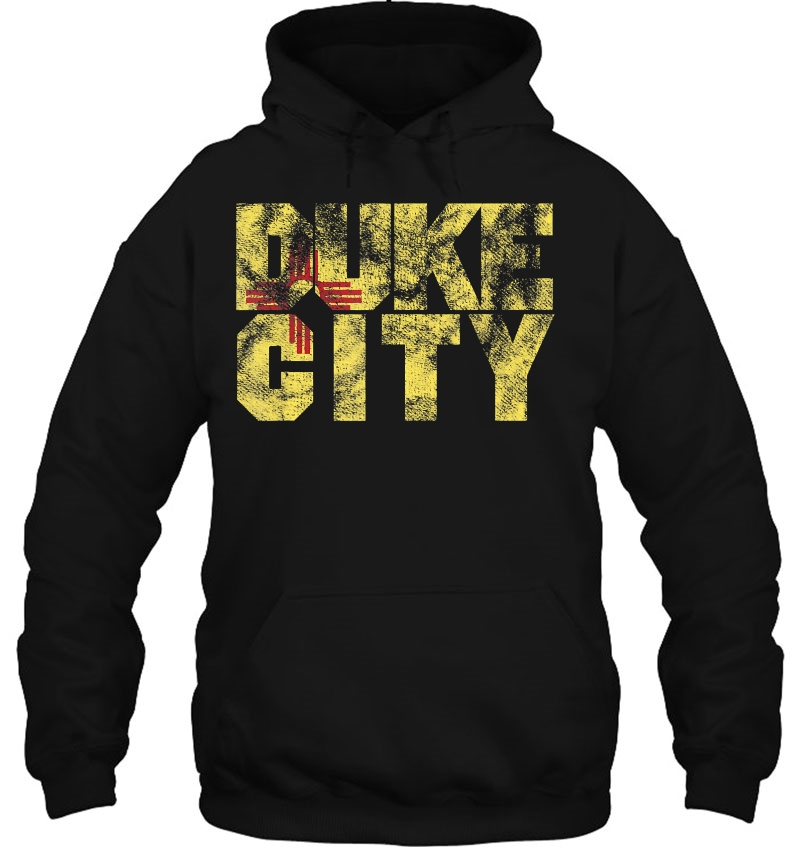 Duke City New Mexico Tshirt Zia Distressed State Flag Hoodie