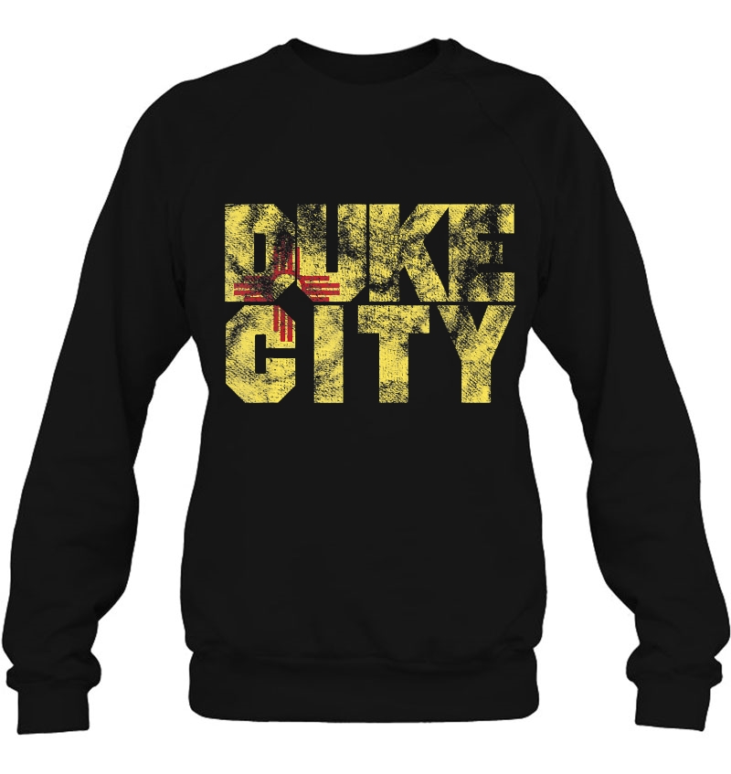 Duke City New Mexico Tshirt Zia Distressed State Flag Sweatshirt