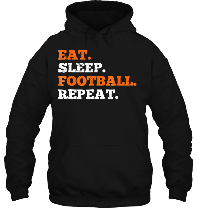 Eat. Sleep. Football. Repeat. Funny Sports Mugs