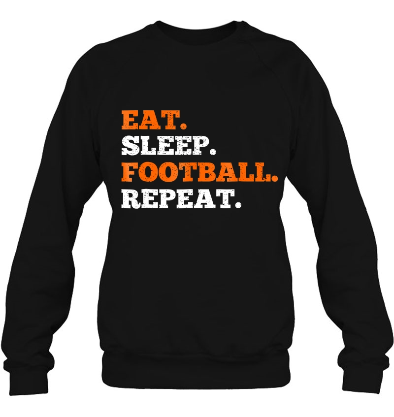 Eat. Sleep. Football. Repeat. Funny Sports Mugs