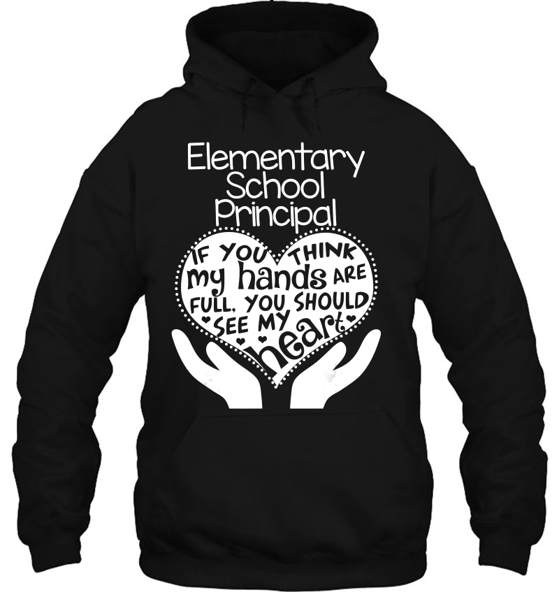 Elementary School Principal Heart Teacher Group Mugs