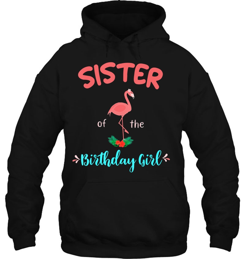 Flamingo Birthday Matching Shirt Mom Dad Group Outfit Hoodie