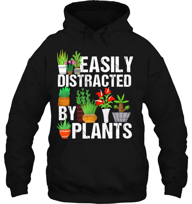 Easily Distracted By Plants Cool Gardening Gift Fan Mugs