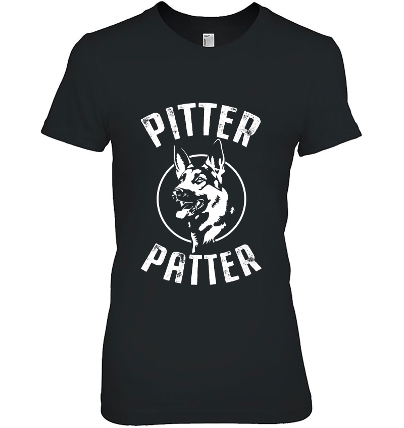 Funny Pitter Patter Arch Logo Ladies Tee