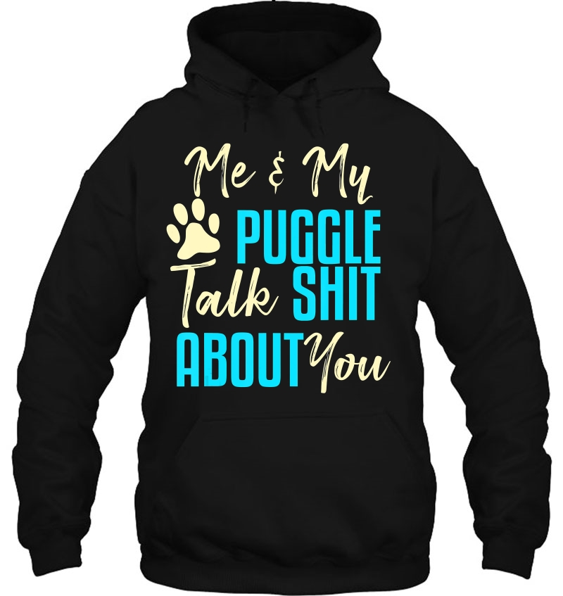 Funny Puggle Dog Pug Beagle Mom Dad Gift Idea Hoodie