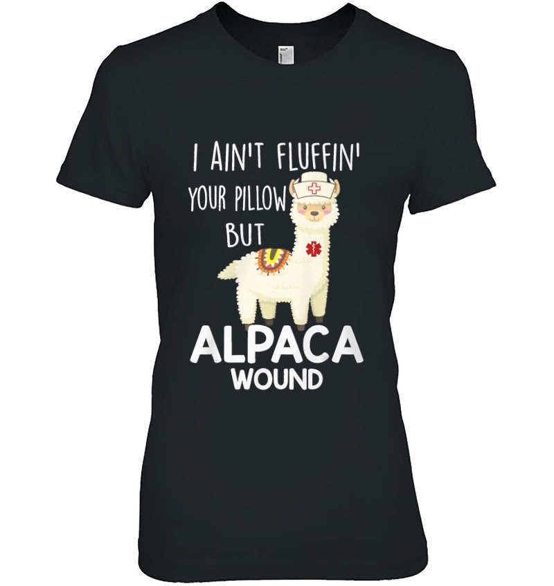 Funny Wound Care Nurse Alpaca Llama Hoodie