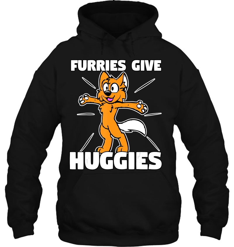 Furry Fandom Shirt Furries Give Hugs Shirt Cuddle Shirt Hoodie