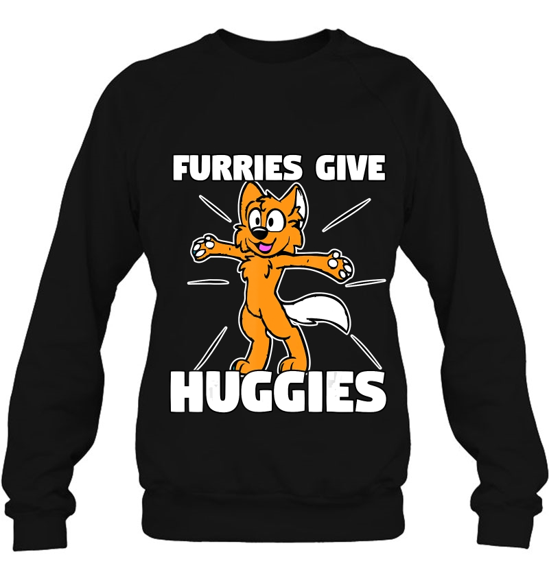 Furry Fandom Shirt Furries Give Hugs Shirt Cuddle Shirt Sweatshirt
