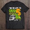 Garbage Truck 5Th Birthday Party Birthday Boy Gift For Kids Tee