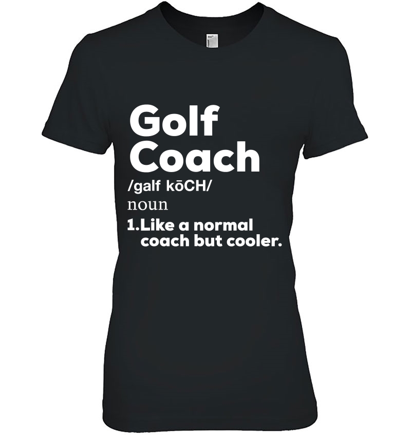 Golf Coach Definition Funny S Teacher Present Hoodie