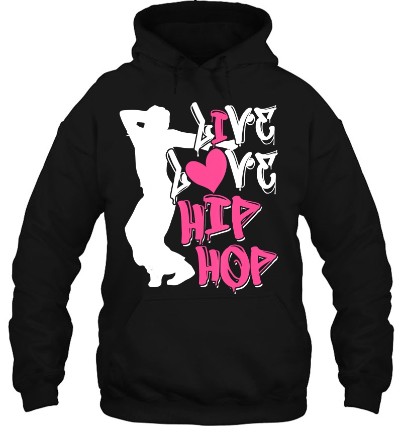 I Love Hip Hop Dance Pink Heart And Hip Hop Dancer Womens Mugs