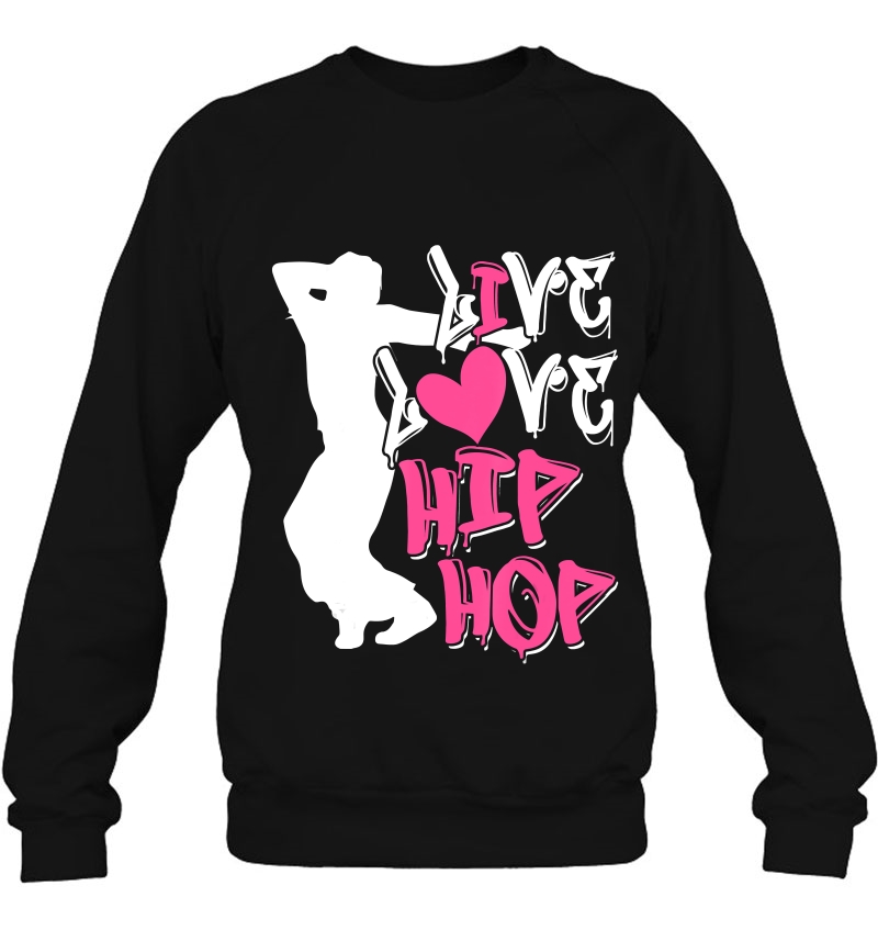 I Love Hip Hop Dance Pink Heart And Hip Hop Dancer Womens Mugs