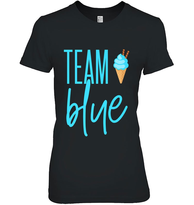 Ice Cream Gender Reveal - Team Blue Keeper Of The Gender Ladies Tee