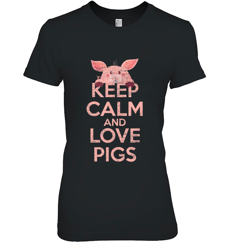 Keep Calm And Love Pigs Hoodie