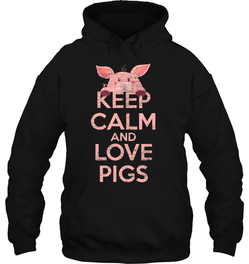 Keep Calm And Love Pigs Mugs