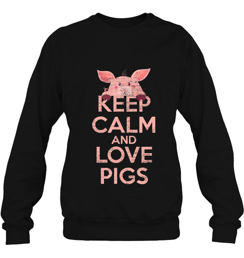 Keep Calm And Love Pigs Mugs