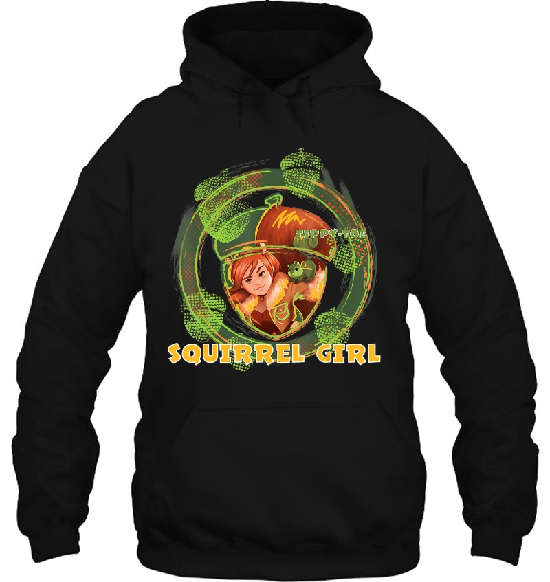 Marvel Rising Secret Warriors Squirrel Girl Symbol Fill Hoodie