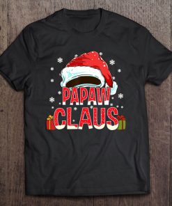 Mens Papaw Claus Shirt Group Gifts Matching Family Christmas Tee