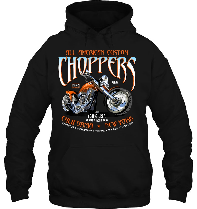 Motorcycle Shirt All American Custom Choppers Mc Mugs