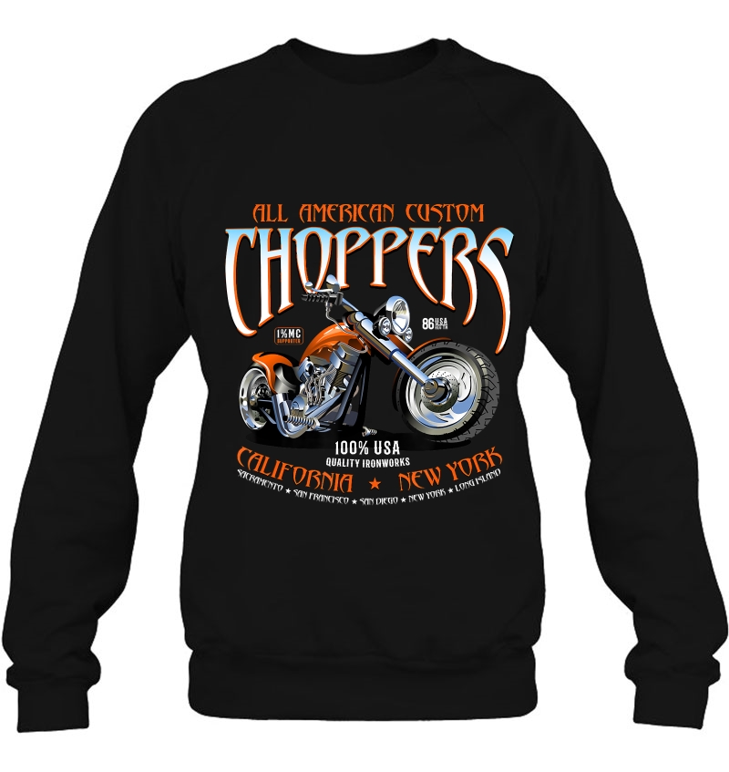 Motorcycle Shirt All American Custom Choppers Mc Mugs