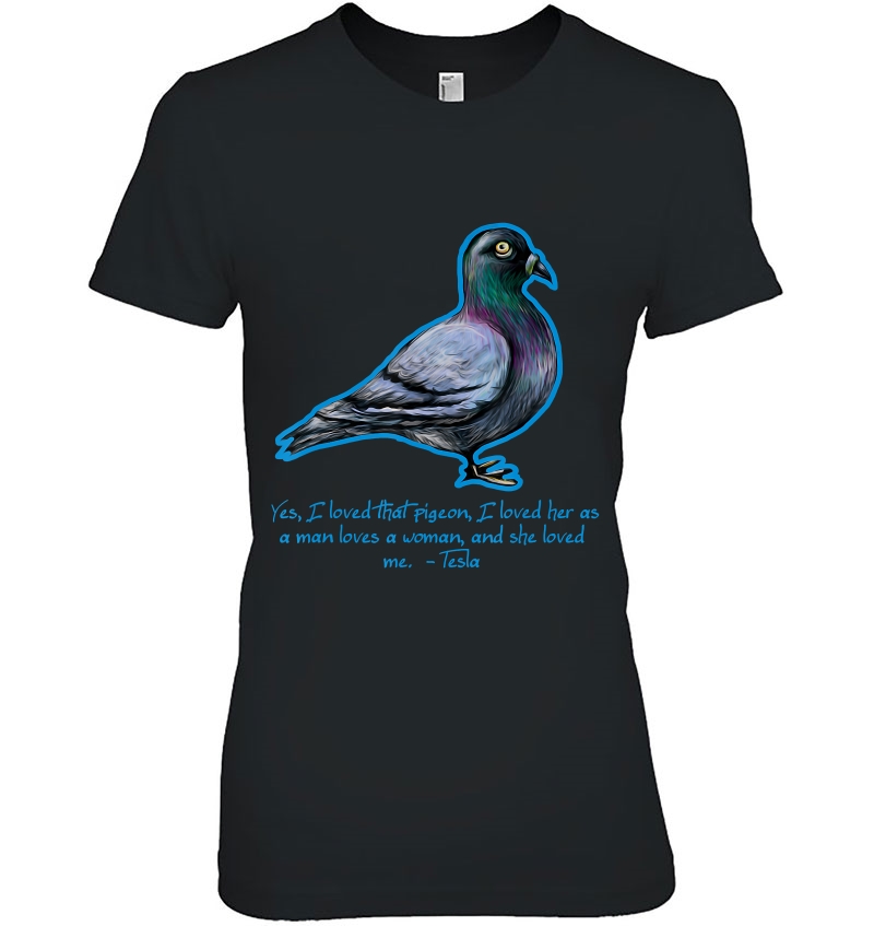 Nikola Tesla Science Pigeon Tee Shirt Hoodie