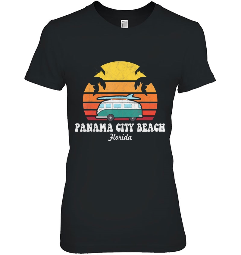 Panama City Beach Retro 80S Florida Mens Womens Tee Hoodie