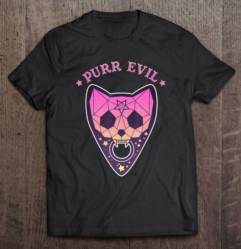 Pastel Goth Purr Evil Occult Cat - Creepy Vaporwave Shirt Shirt