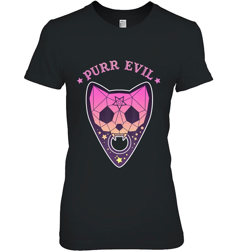 Pastel Goth Purr Evil Occult Cat - Creepy Vaporwave Shirt Hoodie