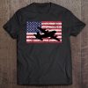 Patriotic C-130 Hercules Airplane American Flag Tee