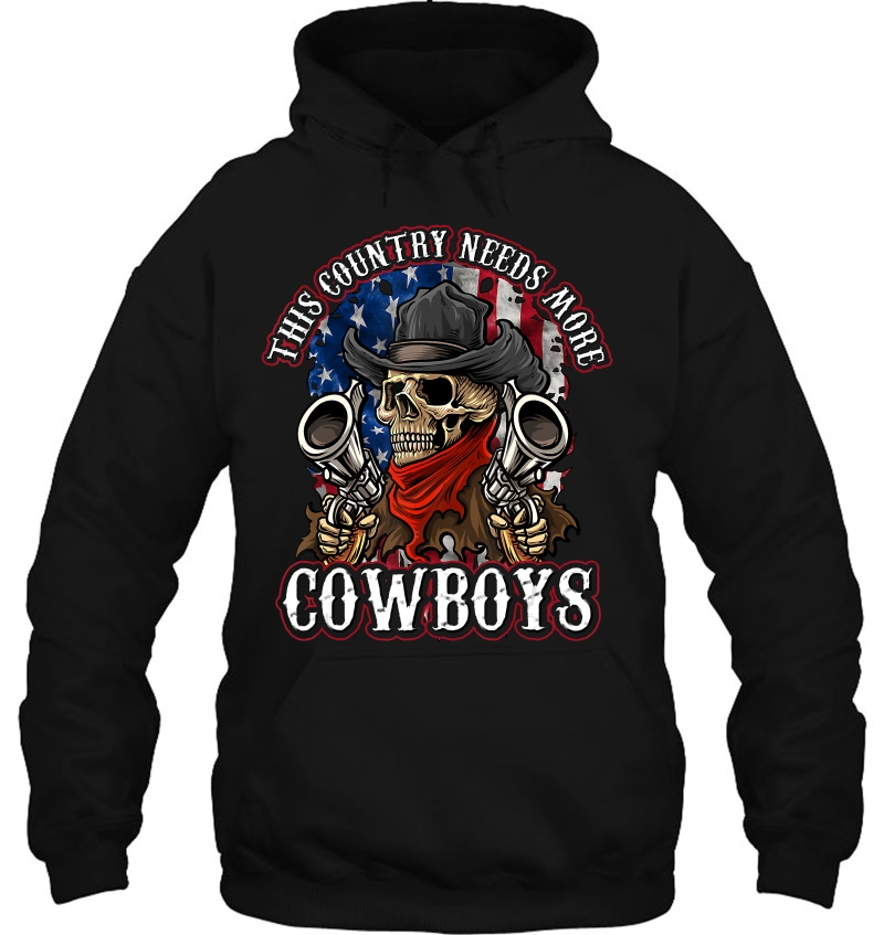 Patriotic Cowboy Gun Owner Us Flag Skull Hat 2Nd Amendment Mugs