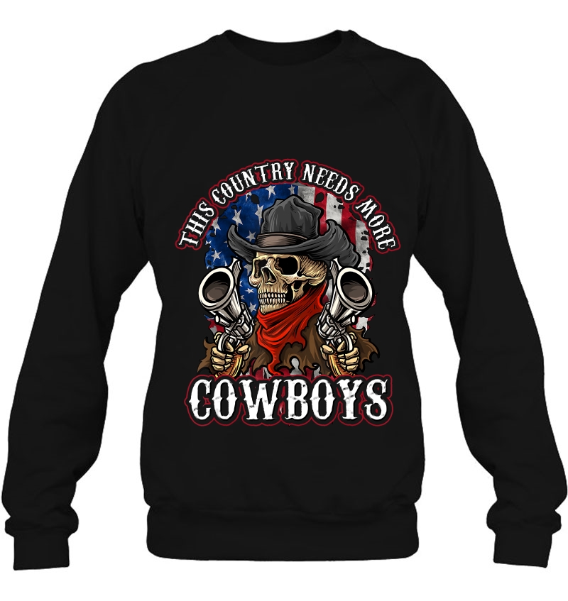 Patriotic Cowboy Gun Owner Us Flag Skull Hat 2Nd Amendment Mugs