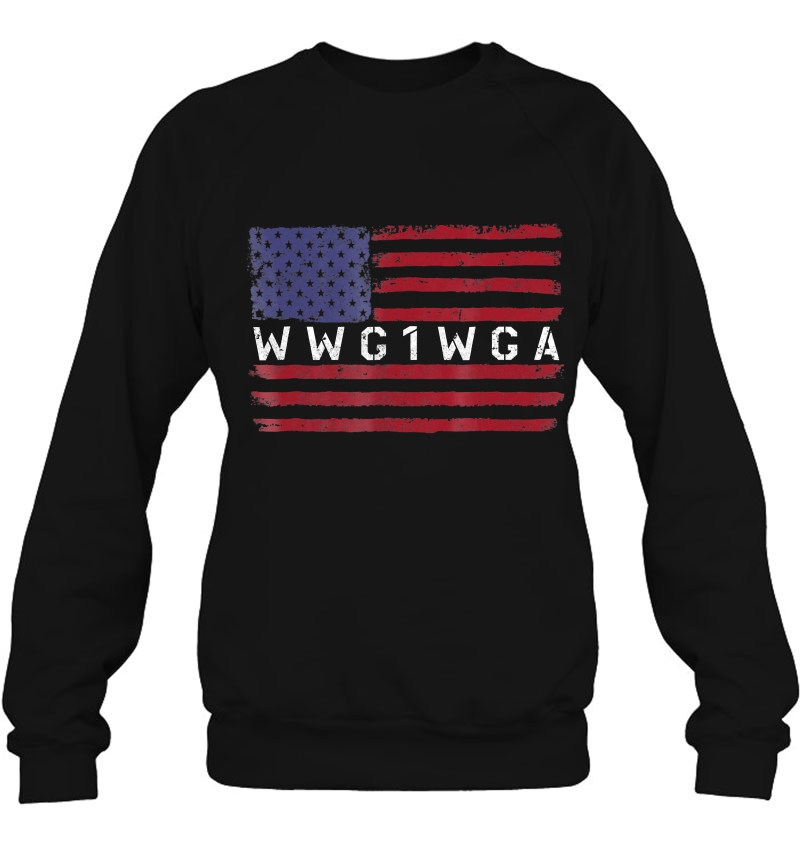 Qanon Shirt Wwg1wga Political Conspiracy Us Flag Mugs